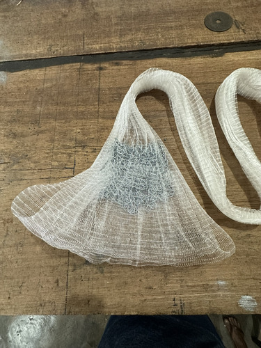 Tarrafa Pra Pesca Lambari,piaba 20mt Roda Com Corrente