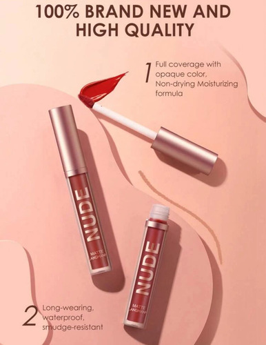 Kit De Labiales Nude - Set De 12 Colores