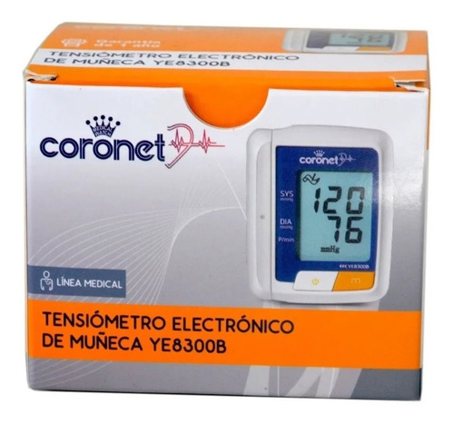 Imagen 3 de 3 de Tensiometro Digital Muñeca Coronet Automati Presion Arritmia