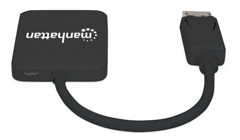 Video Splitter Manhattan Displayport 1dp In:2hdmi Out Usb/ms