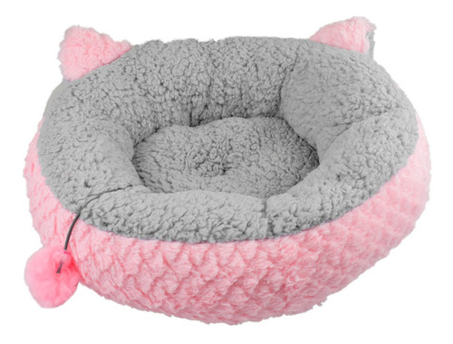 Cama Chica Para Gato Petit Bicolor Rosa/gris Fancy Pets