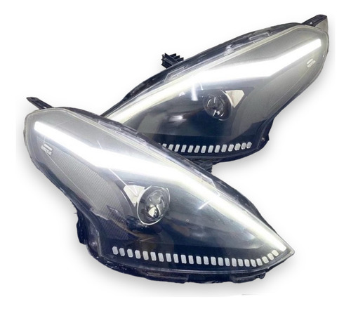 Faros Drl Y Lupa Nissan Versa 2015 Al 2023 Tuning Tira Led (Usado)