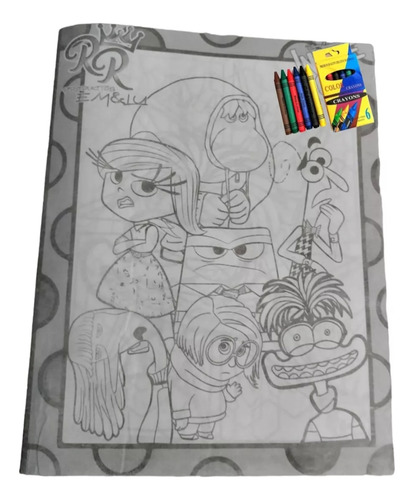 Libros Para Colorear Intensamente 2 50pz Regalo Fiesta Bolo
