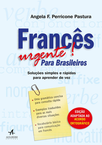 Francês urgente! Para brasileiros, de Pastura, Angela F. Perricone. Série Série Urgente! Starling Alta Editora E Consultoria  Eireli, capa mole em português, 2019