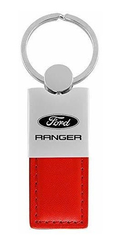 Llavero De Cuero Ford Ranger - Rojo
