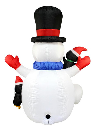 Muñeco De Nieve Inflable De Navidad Juguete De Valla