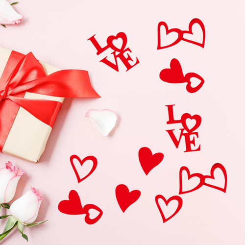 2 X 200 Piezas Confeti De Papel Del Día De San Valentín