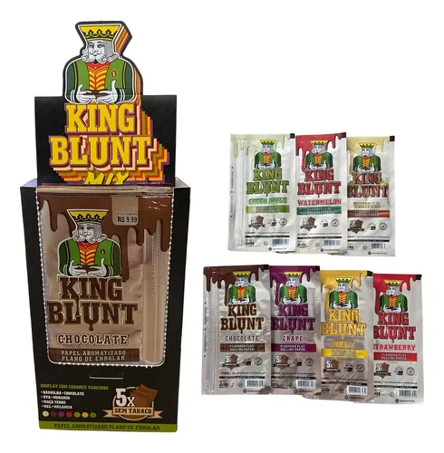Caja de seda King Blunt Mix 25 paquetes al por mayor