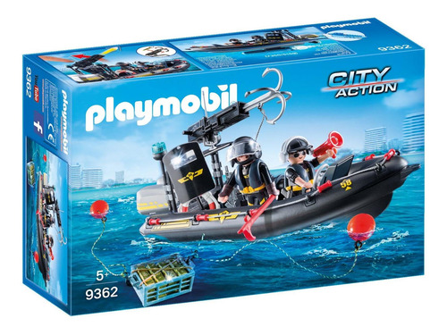 Playmobil Lancha De Las Fuerzas Especiales 9362