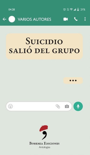 Libro Suicidio Saliã Del Grupo - Autores,varios