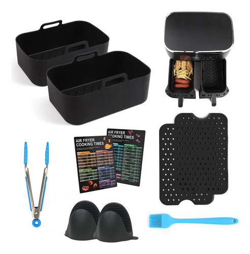 Recipiente De Silicón Para Freidora De Aire Ninja Dual Dz201