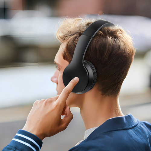 Fones de ouvido estéreo de alta definição Ecandy pretos