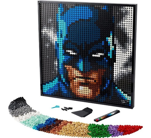 Imagem 1 de 6 de Lego Art - Quadro Do Batman Para Montar 4167 Peças - 31205