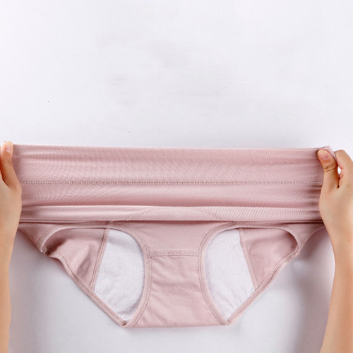 Bragas Menstruales De Cintura Alta Para Mujer A Prueba De Fu