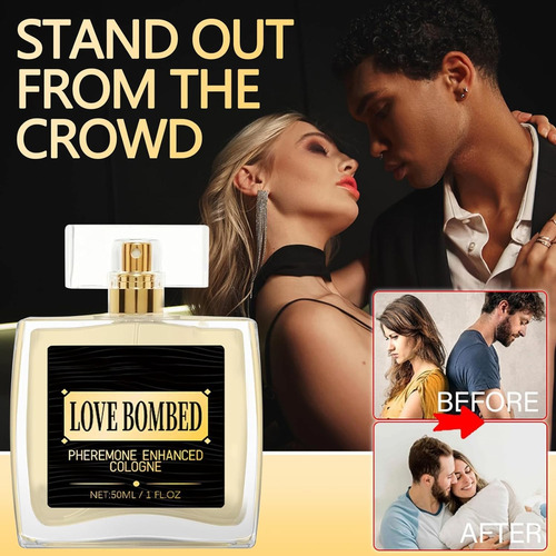 Love Bombed, Pheromone Cologne For Men,enhanced Scents
