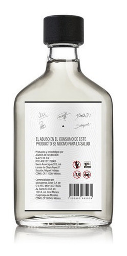 Imagen 2 de 7 de Mezcal Aleron - Agave Cenizo - 250 Ml | 1 Botella