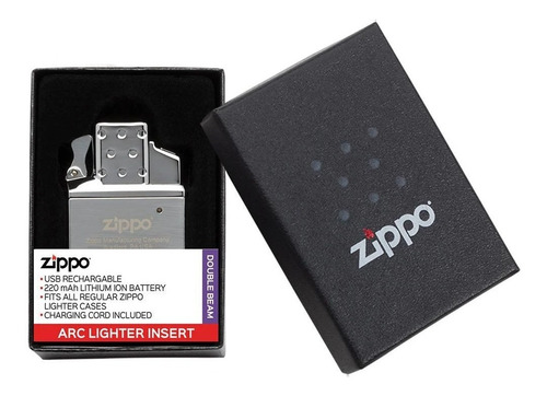 Imagem 6 de 6 de Maquina Isqueiro Zippo 65828 Plasma Usb Elétrico Original
