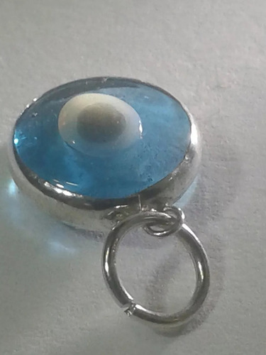 Imagen 3 de 10 de 196 Se Vende Ojo Turco Montado En Plata En Arte Murano T.peq