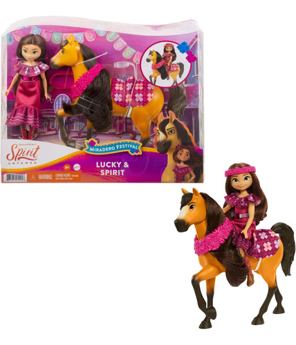 Mattel Spirit Untamed Miradero Festival Lucky Doll (7 Pulgad