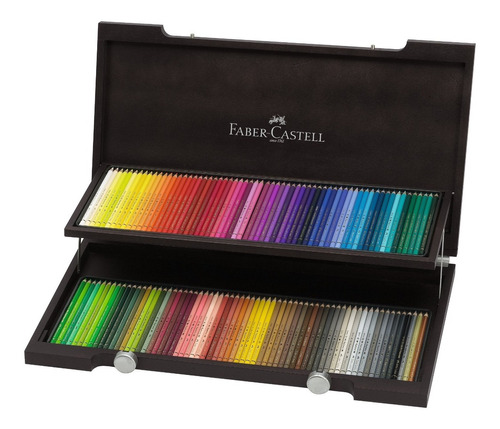 Lápices De Colores Faber Castell Polychromo X 120 Valija