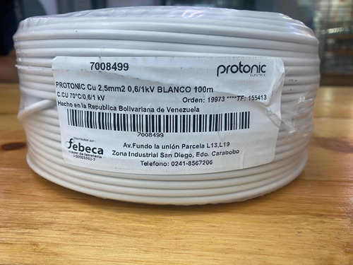 Rollo De Cable Número 10