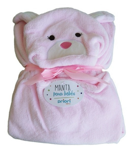 Manta Polar Con Capucha Para Bebe Priori