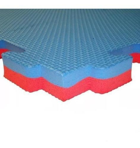 Imagen 2 de 6 de Piso Tatami Goma Eva Encastrable 1x1m 2cm Negro Gris- El Rey