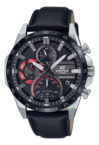 Reloj Edifice Eqs-940bl-1a Acero Hombre Plateado