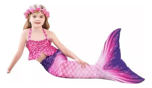 Colas De Sirena Para Nadar Para Niñas De 3 A 12 Años