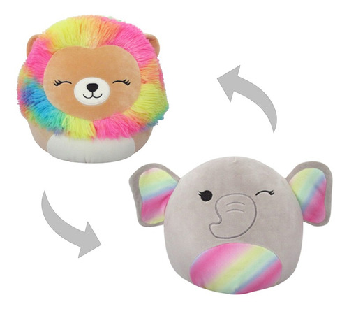 Squishmallows Pelúcia Flip Squad 12cm - Leonard E Cherish