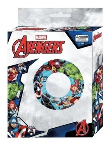 Marvel Avengers Flotador Circular 51cm Para Niño Niña