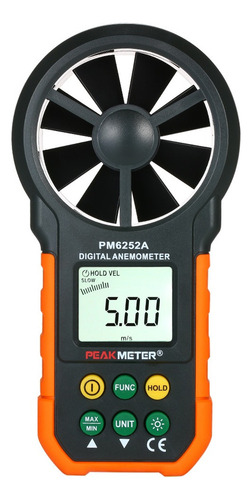 Peakmeter Anemómetro Portátil Medidor De Velocidad Del