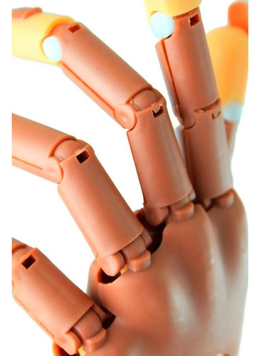 Mano Articulada Para Práctica De Uñas Flexible Con 100 Tips