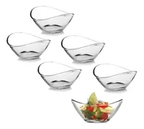 Comprar Set X6 Gastroboutique Compoteras Doble Pico Vidrio Transparente Pasabahce