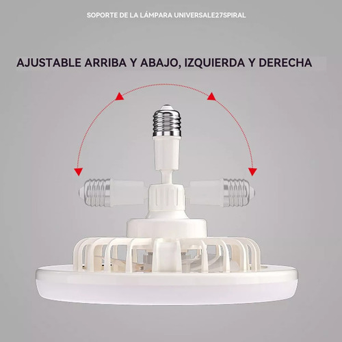 . Ventilador Techo Con Luz Led 3 Colores Control Remoto