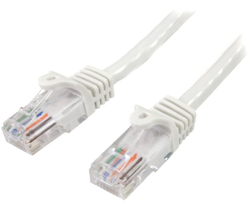 Cable De Red De 10m Blanco Cat5e Ethernet Rj45 Sin Engan /vc
