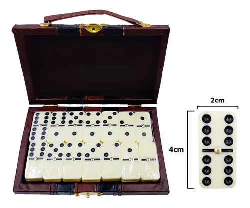 Dominó na Maleta profissional e Jogo de Baralho kit jogos em