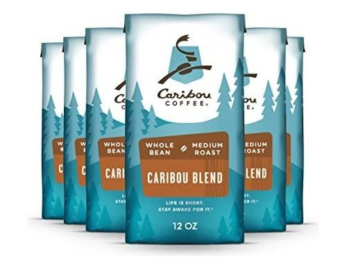 Caribou Café, Café En Grano Entero De Tostado Medio, Mezc