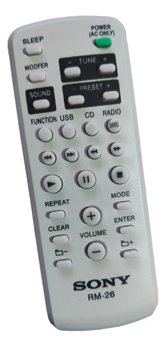 Control Para Grabadora Sony Cfd-rg880cp/cfd-g770cpk/g555cpk