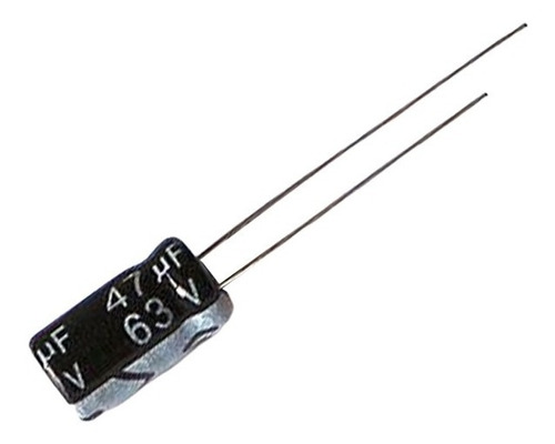 Condensador - Filtro - Capacitor 63v 47uf Electrolitico