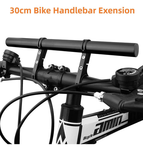 Extensor De Manillar De Bicicleta Soporte Dual De Aluminio Color