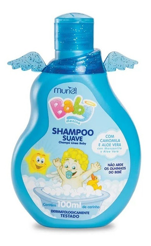 Shampoo Bebê Muriel Camomila E Aloe Vera 100ml - Azul
