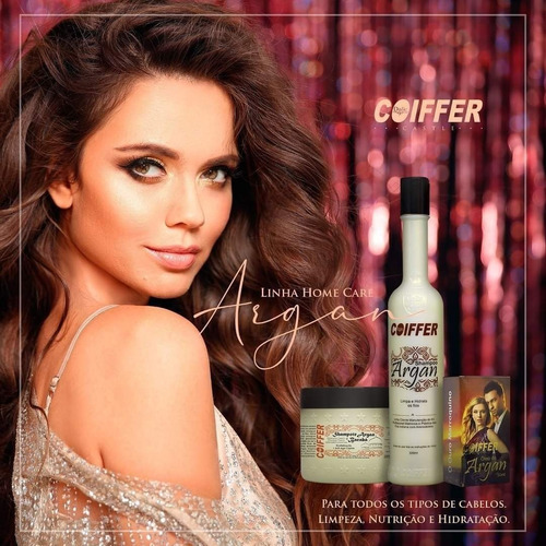 Imagem 2 de 5 de Kit Argan Coiffer Doador De Nutrientes E Hidratantes