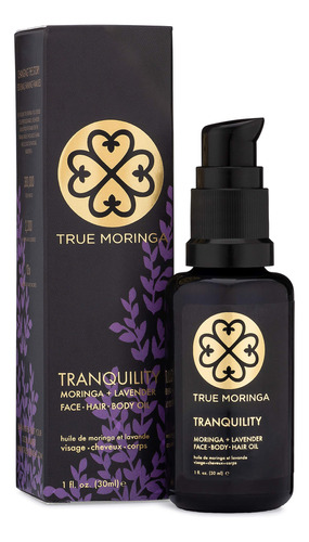 Aceite True Moringa 100% Puro Prensado En Frío, 30 Ml, Para