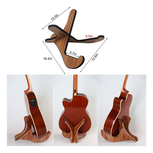 Soporte De Guitarra Soporte Universal Madera Para Guitarra X