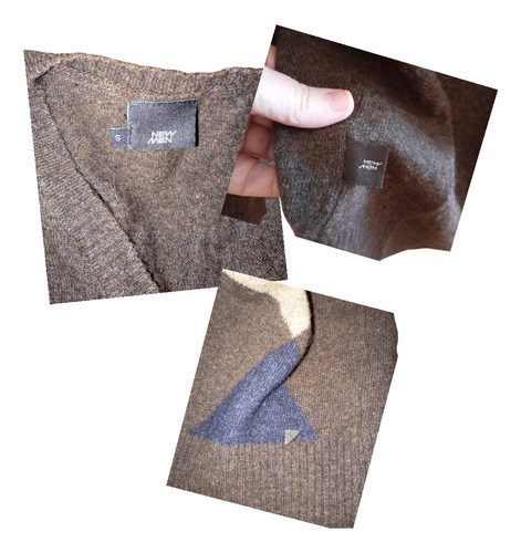 Sweater Escote En V Unisex Talle M (Usado)