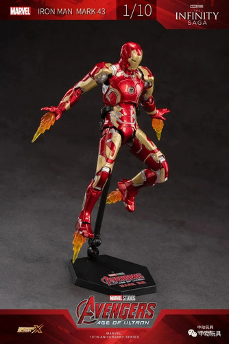 - Figura De Acción Zd Original Iron Man Mark43, Modelo