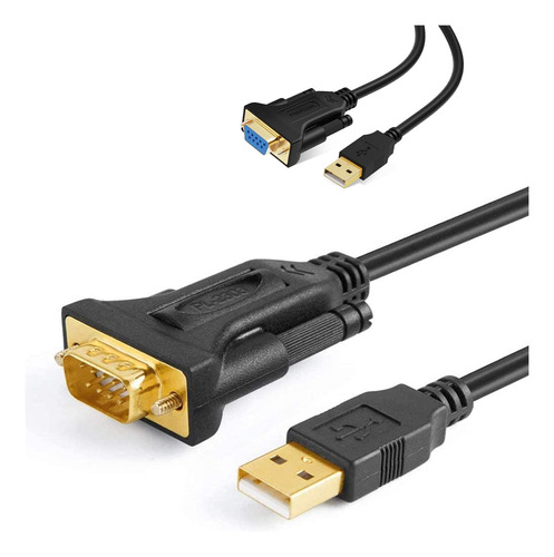  2 Articulos: Cable Cablecreation Usb Rs232 Serial Macho +