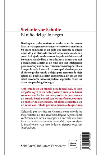 Libro El Niño Del Gallo Negro Seix Barral Stefanie Vor
