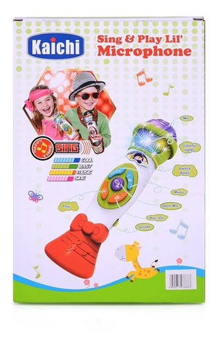 Microfono Sing & Play Graba 30 Segundos Kaichi